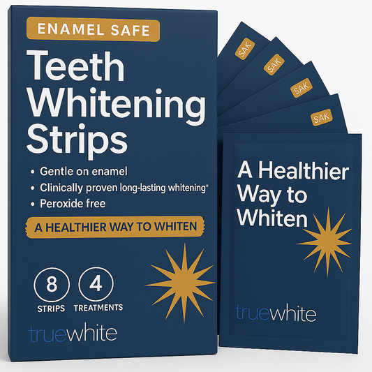 truewhite Enamel Safe Teeth Whitening Strips - 4 Treatments