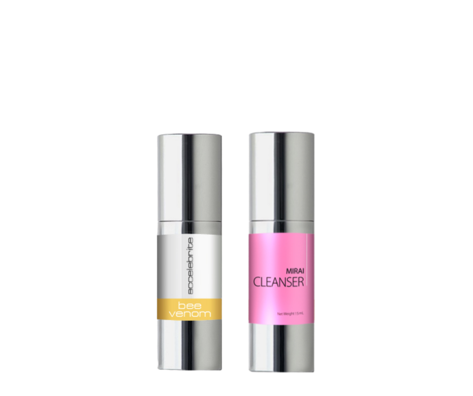 True Company Bee Venom Serum & Mirai Anti Aging Facelift Cleanser